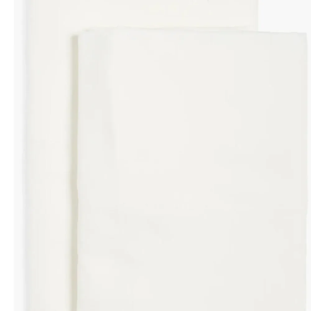Ted Baker London Plain Dye Collection Set‎ of 2 Pillowcases- White